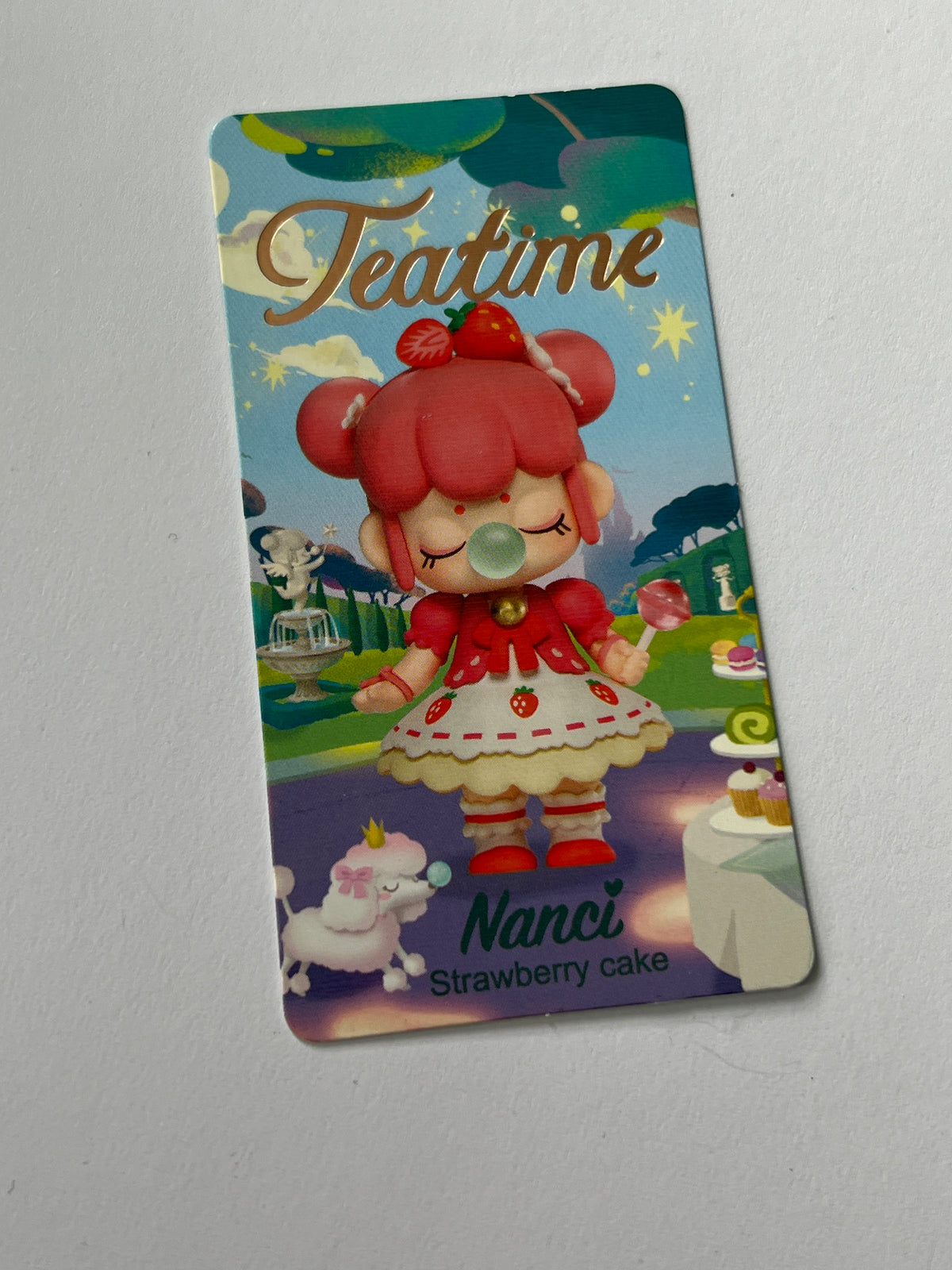 Nanci strawberry cake purse charm