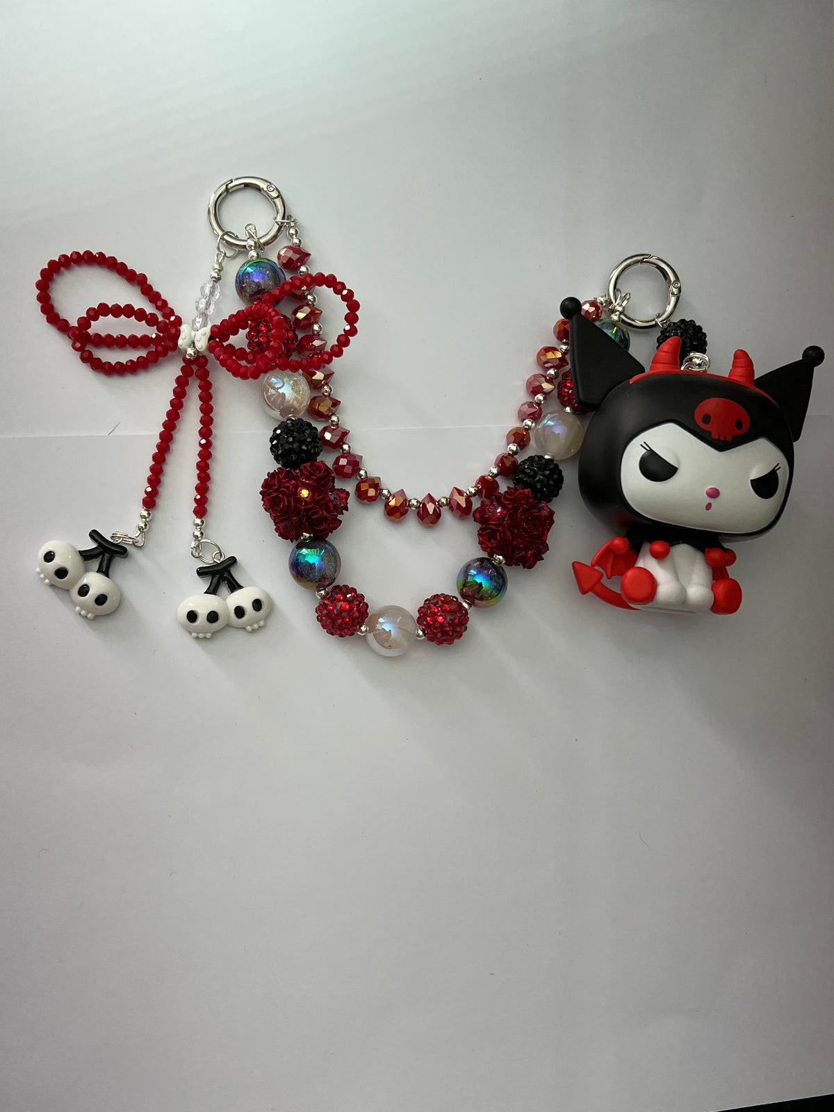 Kuromi purse charm