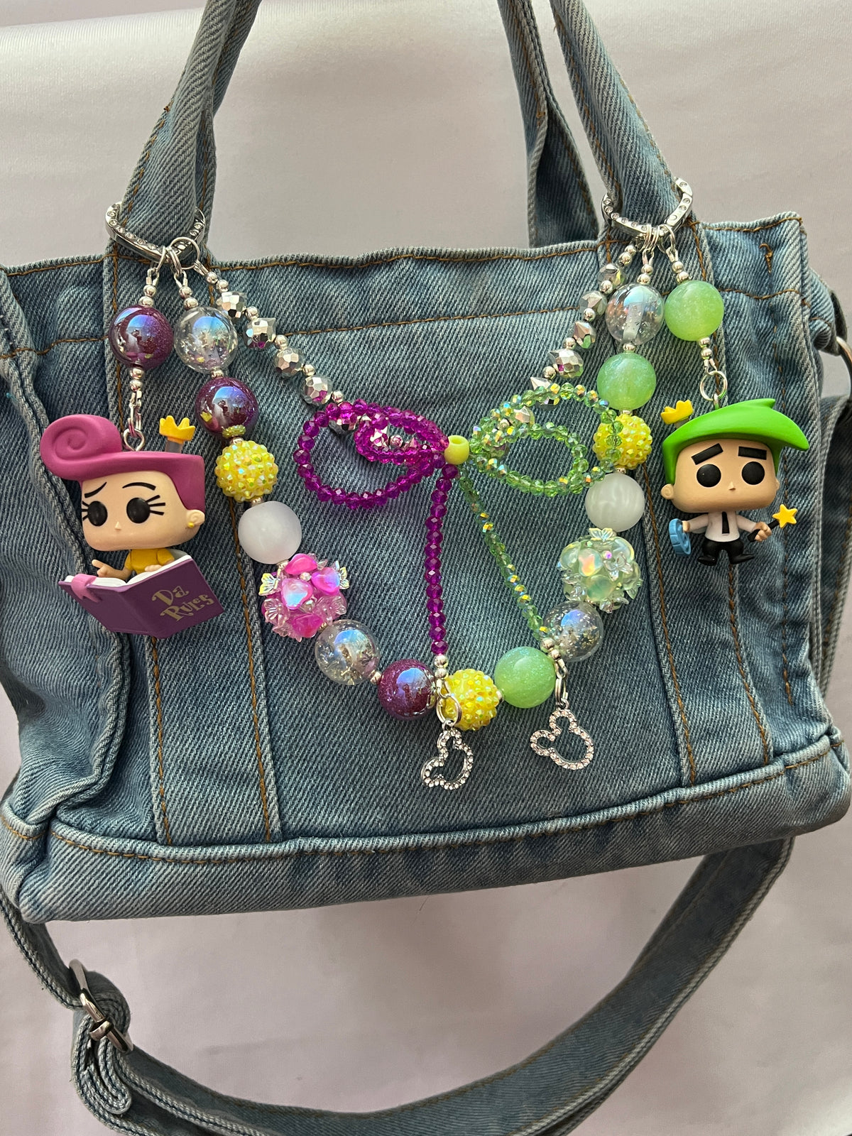 Fairy odd parents purse, charm