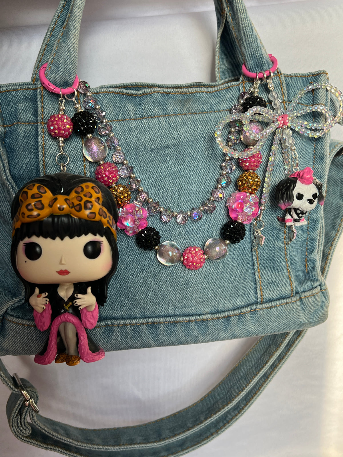 Elvira & Gonk Purse Charm