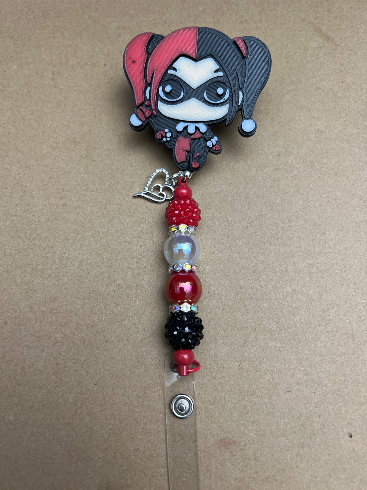 Harley Quinn badge reels