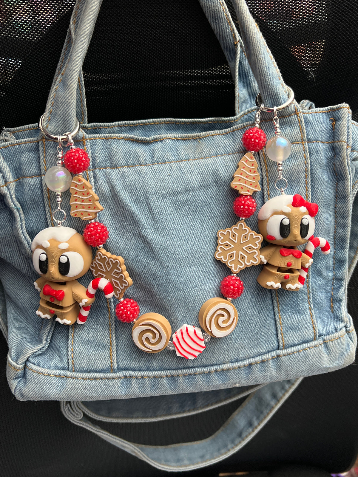 Gingerbread Purse Charm