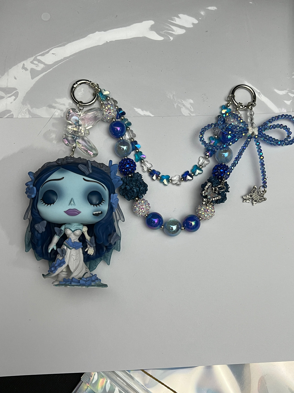 Corpse bride purse charm