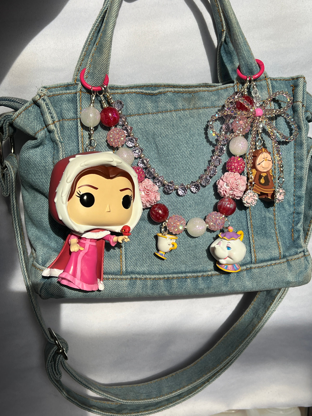 Belle purse charm