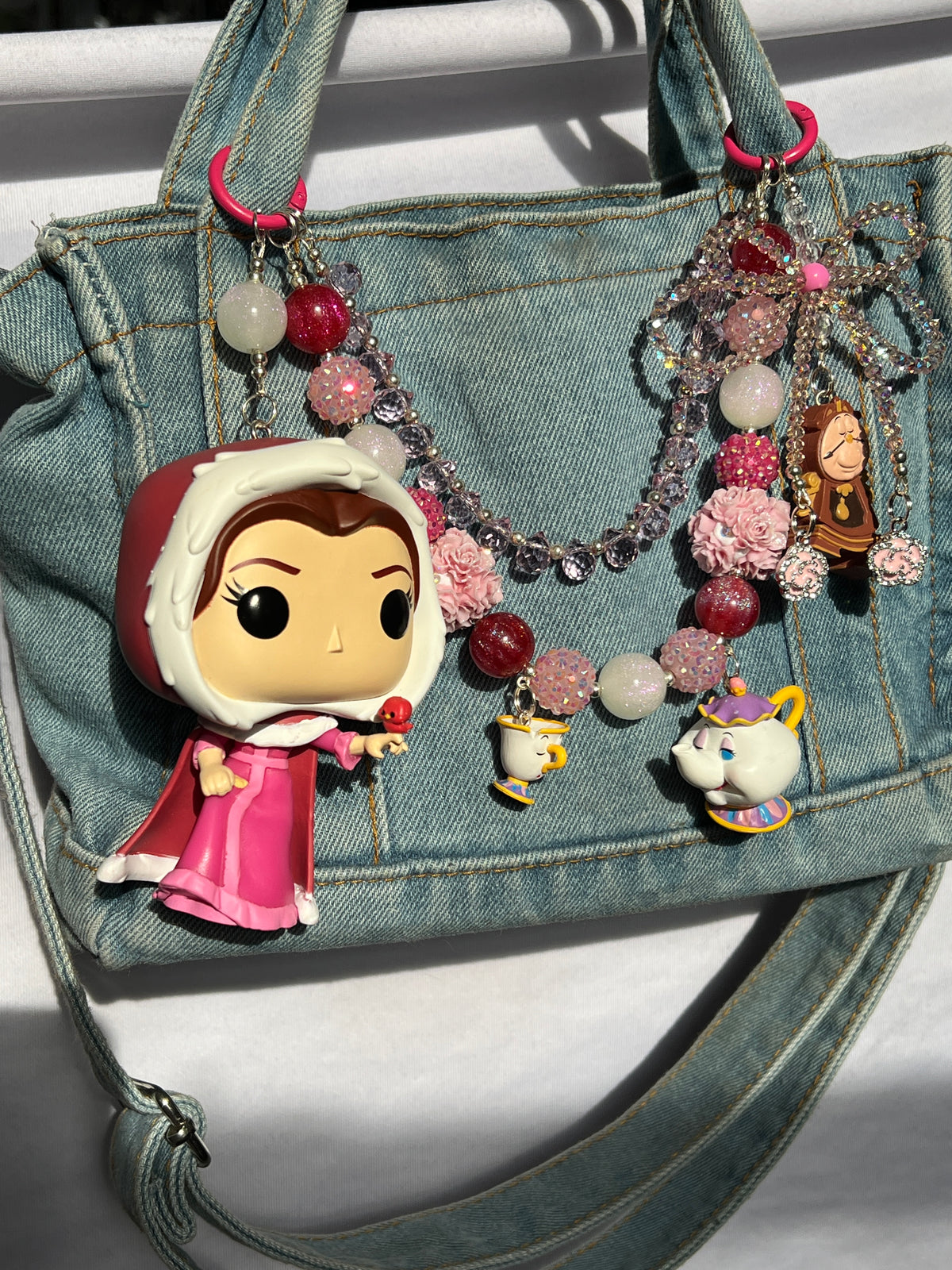 Belle purse charm