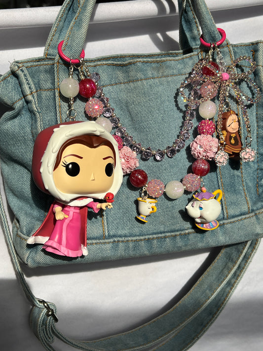 Belle purse charm