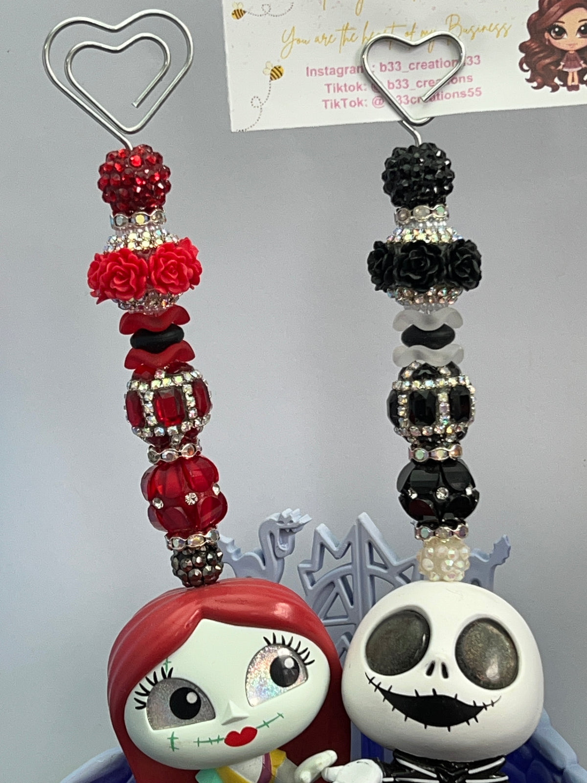 Jack and Sally photo holder