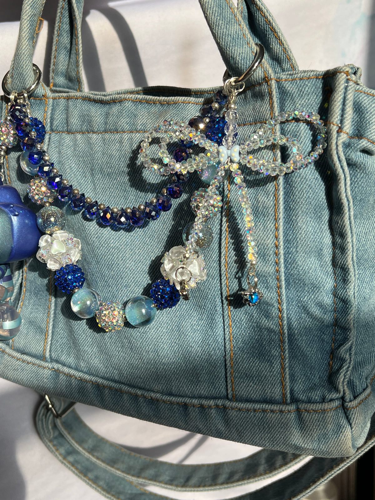 Cheshire Cat purse charm