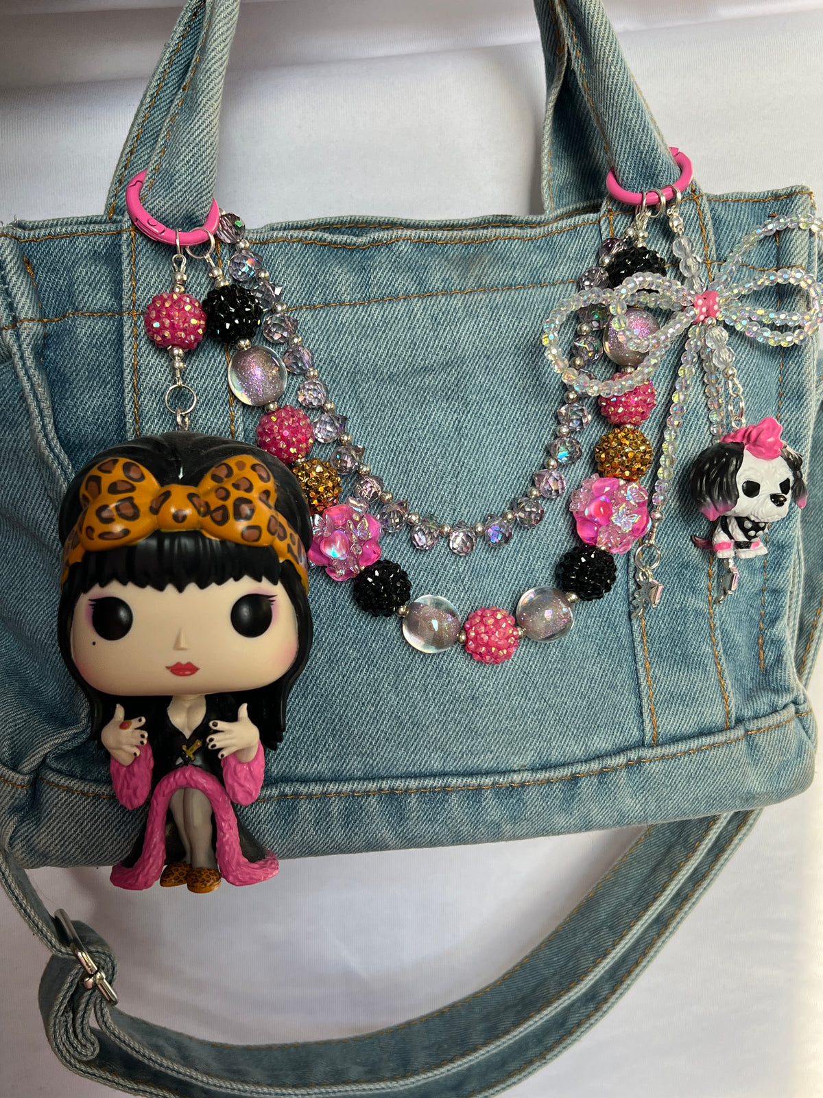 Elvira & Gonk Purse Charm