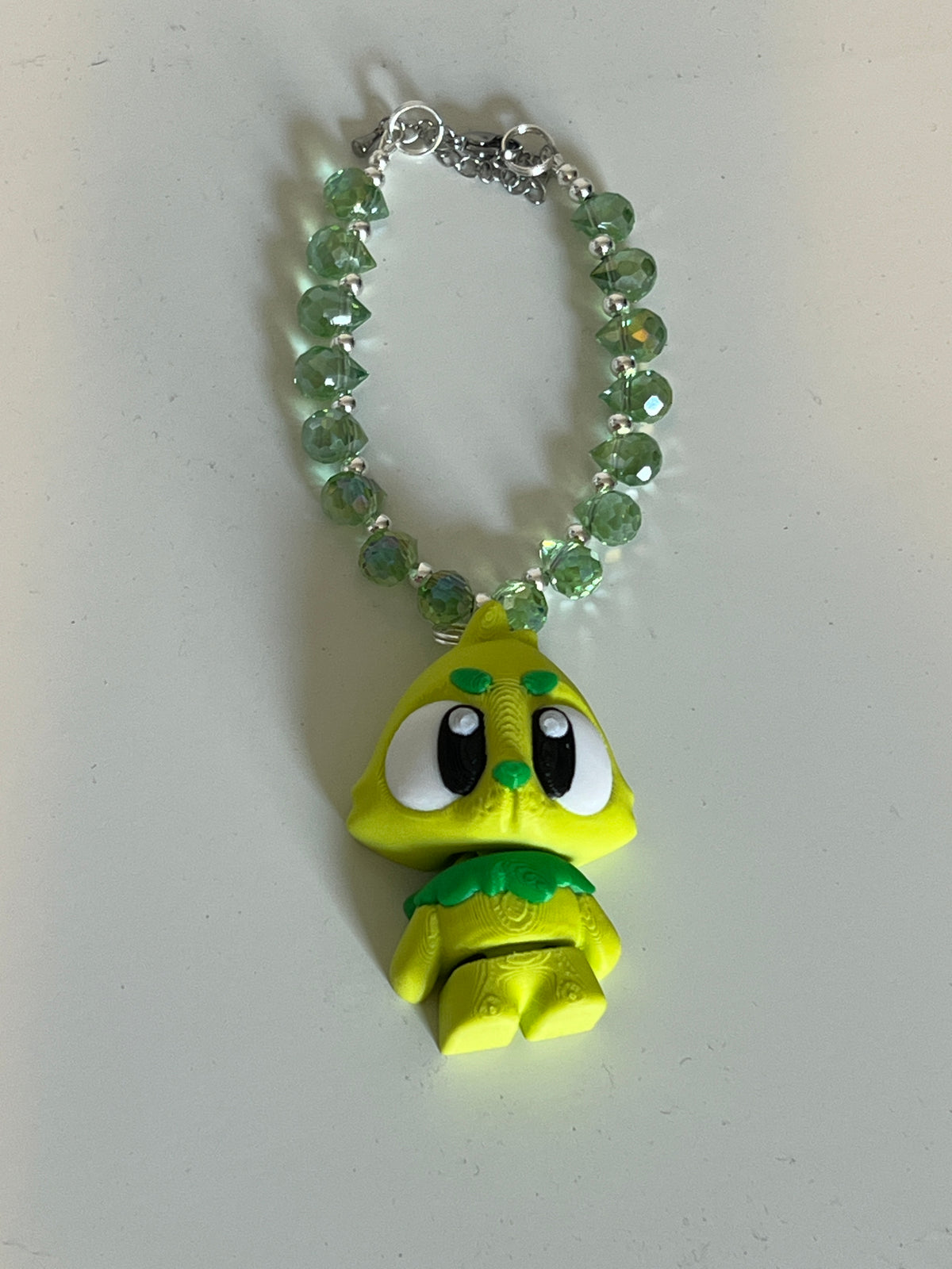 grinch bag charm
