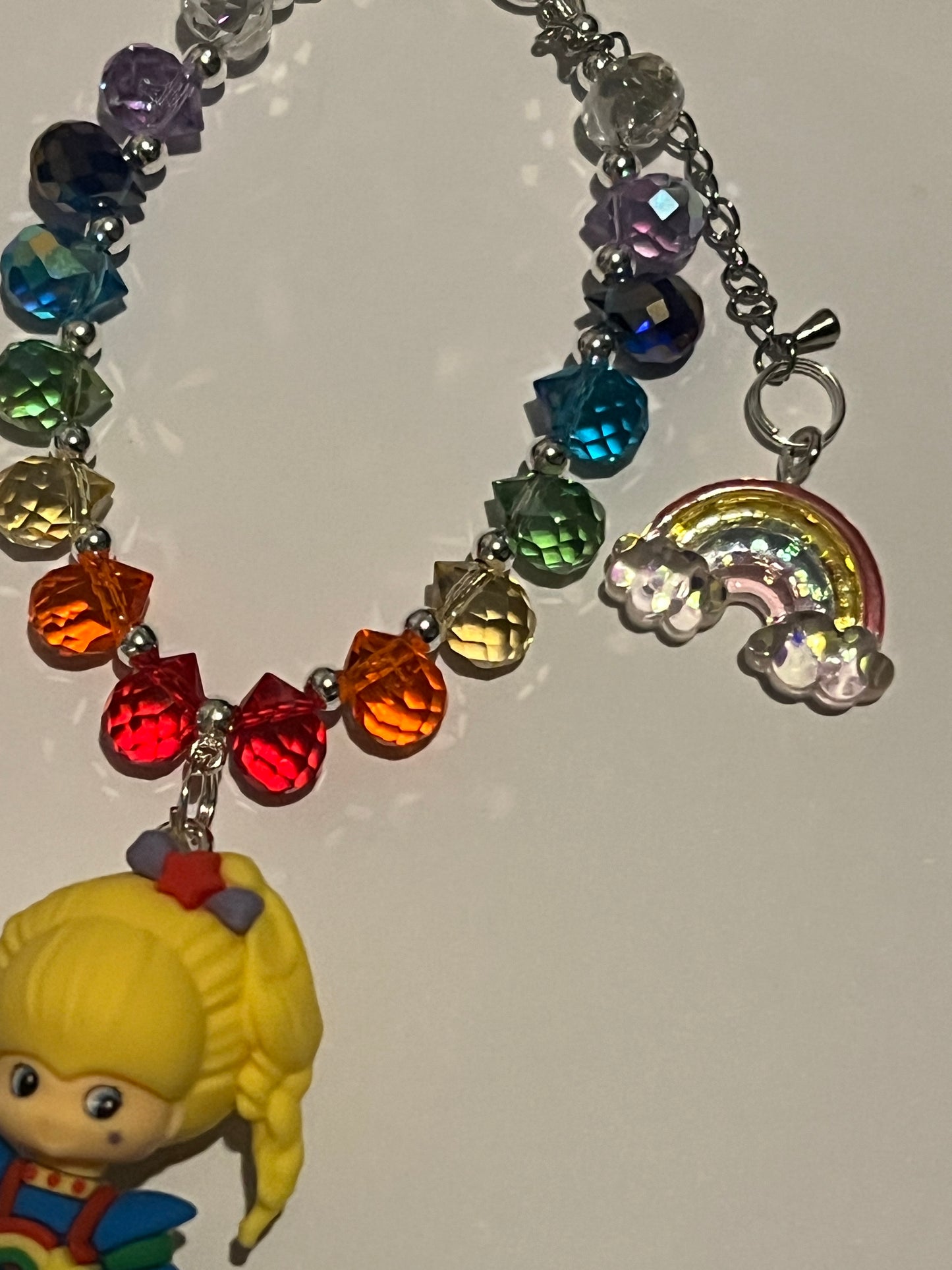 Rainbow brite bag charm