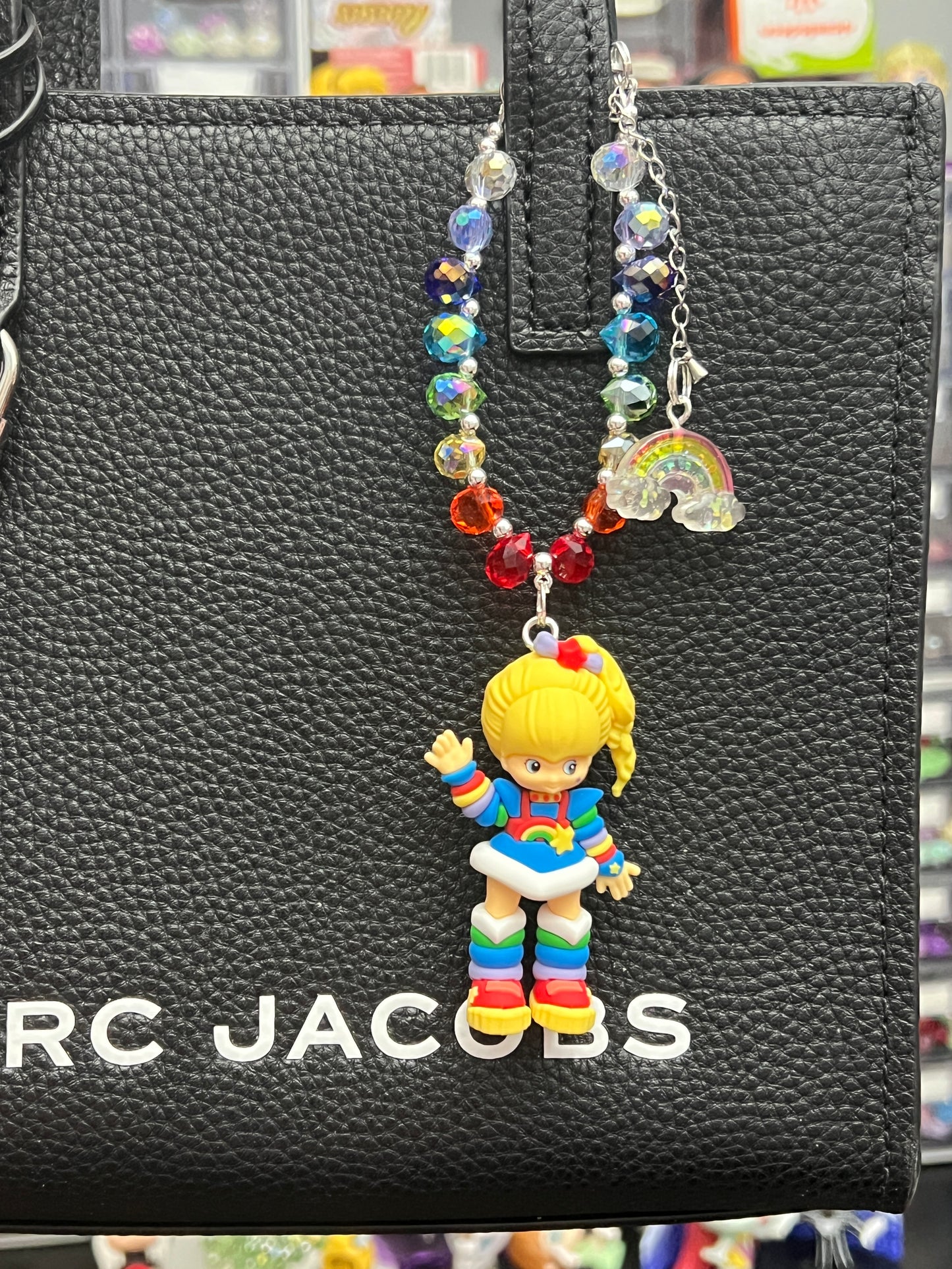 Rainbow brite bag charm