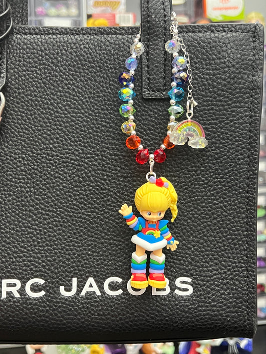 Rainbow brite bag charm