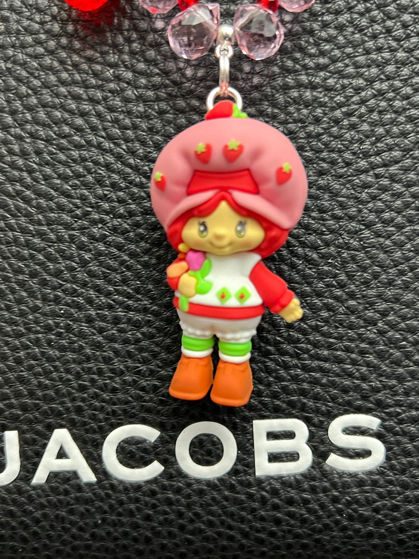 Strawberry shortcake bag charm