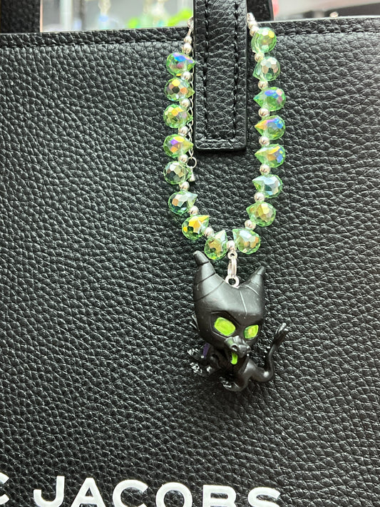 Maleficent dragon bag charm
